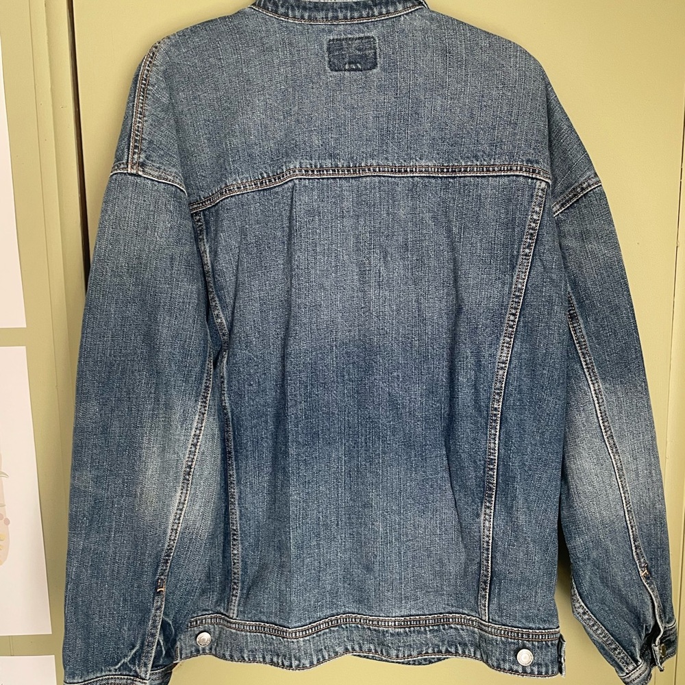 VTG Woman’s American Eagle Jean Jacket Sz XL - Picture 6 of 8